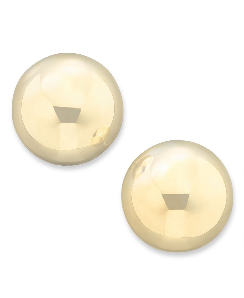 14k Yellow Gold Ball Stud Earrings (4   10mm)   Earrings   Jewelry