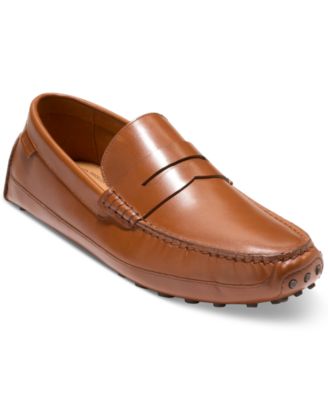 Мужские мокасины Cole Haan Davies Grand Slip On для вождения коричневого цвета