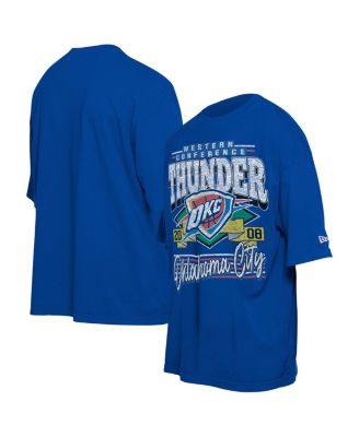 Мужская футболка New Era Blue Oklahoma City Thunder Distressed Sport Classics от New Era
