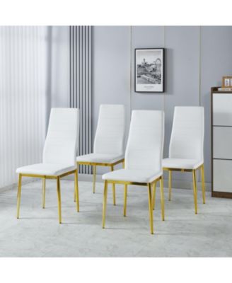 Набор из 4 стульев Streamdale Furniture, цвет золотистый