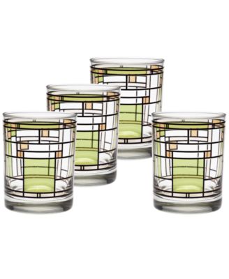 Двойные старомодные бокалы Frank Lloyd Wright Oak Park, набор из 4 бокалов