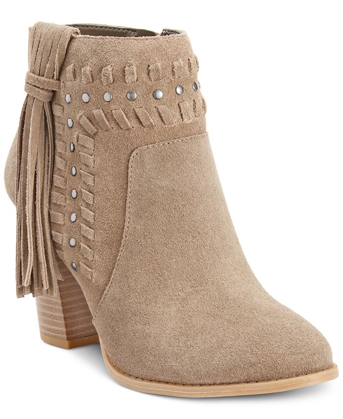 tan booties macys