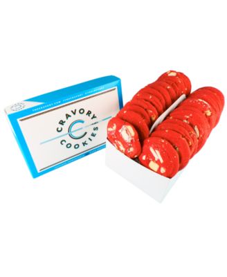 Подарочная коробка Cravory Red Velvet Cookies, 24 печенья