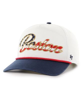 Брендовая мужская белая бейсболка Boston Red Sox 47-го года выпуска, патриотическая, с регулируемым козырьком, белая