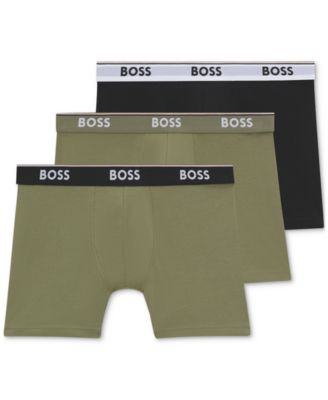 Мужские трусы-боксеры BOSS by Hugo Boss Power 3-Pk. Трусы-боксеры с логотипом на поясе.