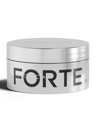 Forte Series Chrome Clay - Глина для укладки волос сильной фиксации, матовая, 2,5 унции серого цвета