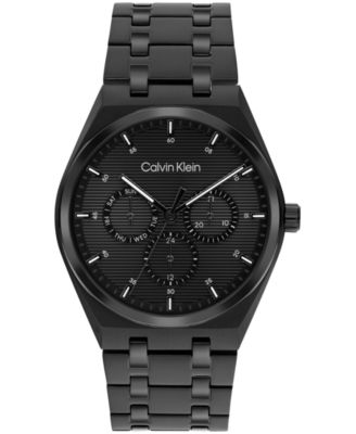 Calvin Klein Мужские часы CK Motion Black IP с браслетом из нержавеющей стали 39 мм
