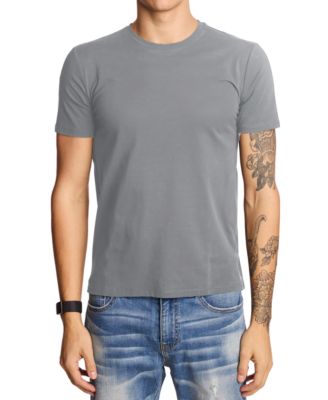 Мужская футболка Lucas Slim Fit с коротким рукавом и круглым вырезом горловины в стиле Пейсли и Грей