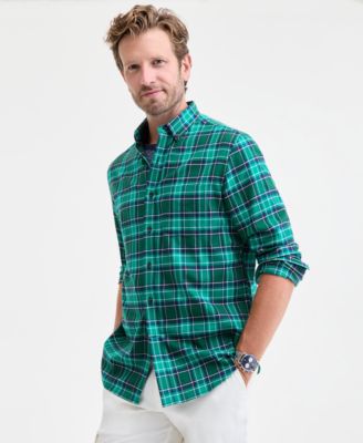 Мужская рубашка из матового хлопка на пуговицах Club Room, эксклюзивная модель Macy's