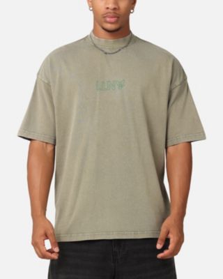 Мужская футболка с имитацией шеи Anti XY от Anti Order, зелено-коричнево-бежевый