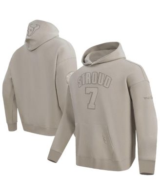 Мужская толстовка Pro Standard с надписью C.J. Stroud Tan Houston Texans, пуловер с именем и номером игрока, толстовка с капюшоном