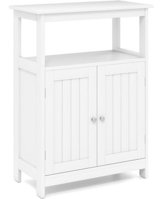 Отдельно стоящий напольный шкаф для хранения вещей в ванной комнате VANIRROR с полкой - Многофункциональный шкаф для хранения вещей в гостиной, прихожей и домашнем офисе