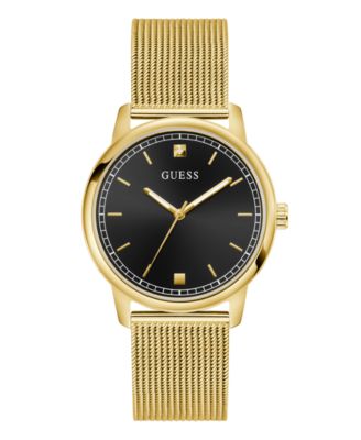 Мужские аналоговые часы GUESS золотого цвета, 40 мм