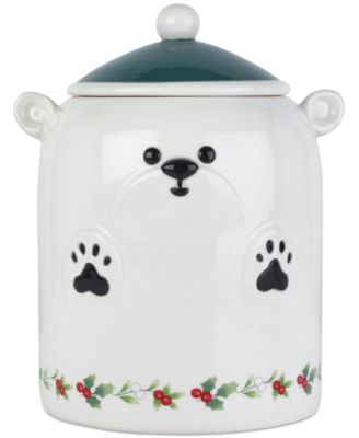 Канистра с крышкой Winterberry Polar Bear