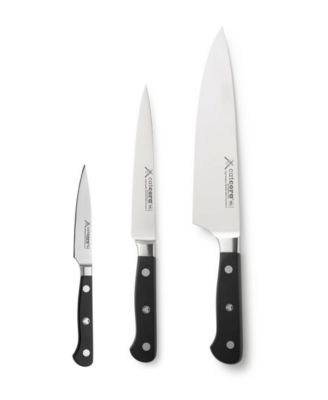Набор кованых поварских ножей Cat Cora Cutlery-Pro из 3 предметов с тройной заклепкой на ручке
