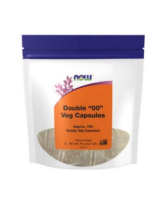 Пустые вегетарианские капсулы NOW Foods, 750 капсул без цвета