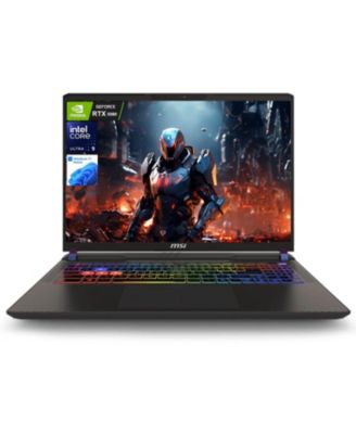 Игровой ноутбук MSI Vector 16, Процессор Intel Core Ultra 9 275HX, 16 ГБ оперативной памяти, RTX 5080, 1 ТБ SSD, дисплей WQXGA с частотой 240 Гц, Windows 11 Home, Серый