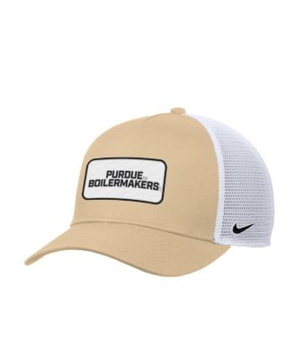 Мужская шапка Nike Gold Purdue Boilermakers 2025 с регулируемой посадкой для дальнобойщиков, золотая