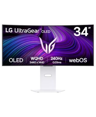 Монитор LG UltraGear 34GX90SA-W 34″ WQHD OLED 240Hz, черный
