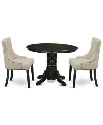 Кухонный гарнитур East West Furniture Черный, SHFR3-BLK-02 черный