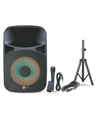 RadioShack 15-дюймовый громкоговоритель Tower Party PA с пиковой мощностью 20 000 Вт PMPO 4001925 черный
