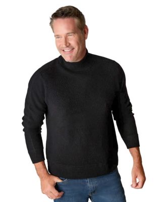 Роскошный мужской свитер с имитацией шеи из мериносовой шерсти без зуда на подкладке