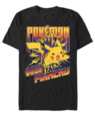 Мужская футболка обычного покроя с круглым вырезом и изображением покемонов Fifth Sun, черная