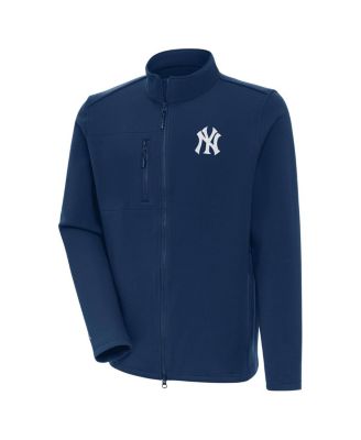 Мужская темно-синяя куртка New York Yankees Objection на молнии от Antigua синего цвета