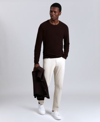 Мужской свитер с круглым вырезом из попкорна от Кеннета Коула