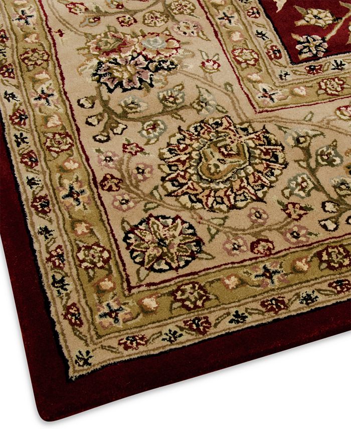 Nourison CLOSEOUT! Wool & Silk 2000 2107 Burgundy 7'9" x 9'9" Area Rug