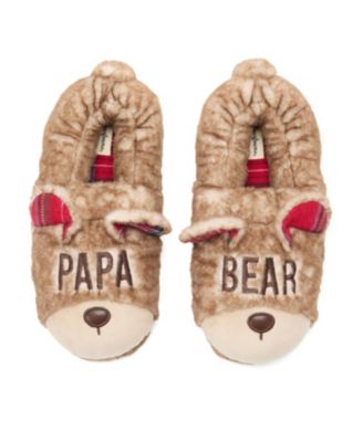 Мужские тапочки с закрытой спинкой Papa Bear от Dearfoams