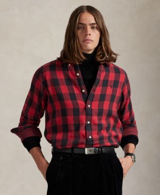 Мужская рубашка классического покроя Polo Ralph Lauren с длинным рукавом