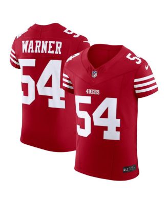 Мужская футболка Nike Fred Warner Scarlet San Francisco 49ers Vapor F.U.S.E. Elite