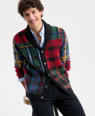 Мужской праздничный свитер-шаль Club Room, эксклюзивный для Macy's