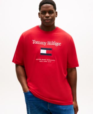 Мужская футболка с вышитым флагом Tommy Hilfiger Big & Tall от Tommy Hilfiger