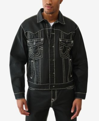 Мужская куртка на пуговицах с покрытием Super-T Oversize от True Religion