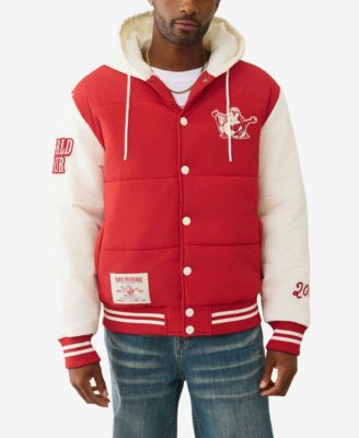 Мужская университетская куртка-фугу с капюшоном True Religion от True Religion