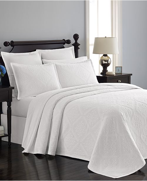 Martha Stewart Collection Castle Matelasse Bedspreads And Shams Created For Macy S Reviews Quilts Bedspreads Bed Bath Macy S