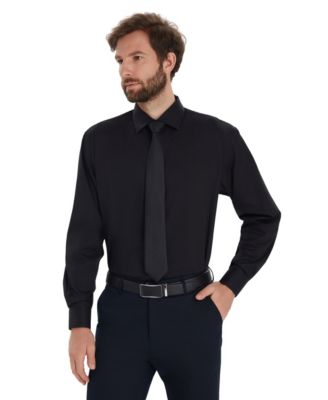 Мужская однотонная рубашка обычного покроя от Alfani, эксклюзивная модель Macy's