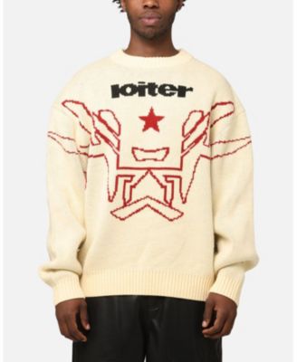 Мужской свитер из плотной трикотажной ткани Loiter