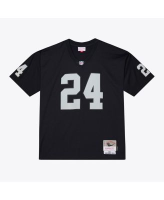 Мужская футболка Mitchell & Ness Marshawn Black Oakland Raiders Legacy, точная копия джерси Mitchell & Ness