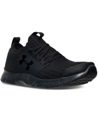 all black under armour mens shoes