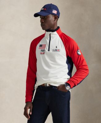 Пуловер из эластичного флиса Polo Ralph Lauren для мужской сборной США