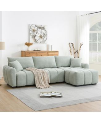 Модульный секционный диван Streamdale Furniture 110" с пуфиком