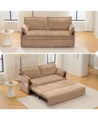 Диван-кровать Streamdale Furniture 59,5 " со спальным местом из шенилла с местом для хранения и USB-зарядкой
