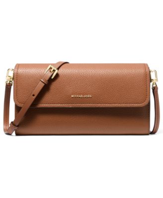 Телефон Michael Kors Jet Set East West Очень большая сумка через плечо коричневого цвета