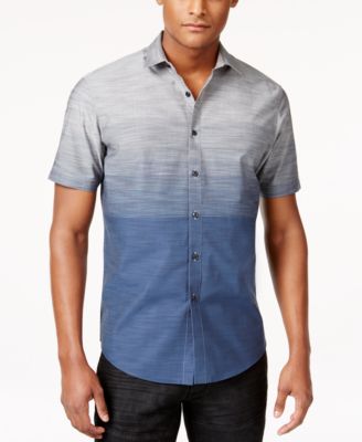 macys mens button down short sleeve shirts