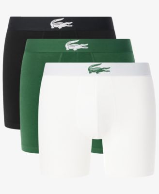 Мужские трусы-боксеры Lacoste обычного покроя, 3 штуки