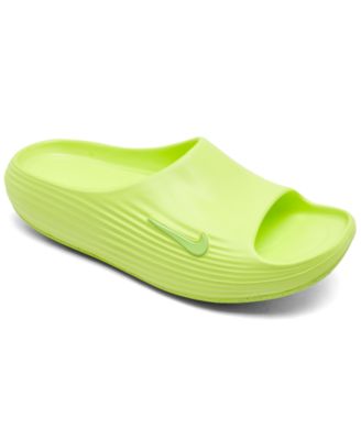 Мужские сандалии Nike ReactX Rejuven8 Slide от Finish Line зеленого цвета