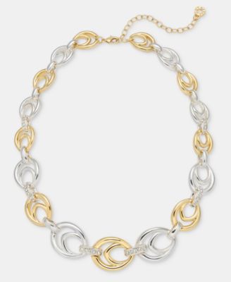 Колье-ошейник Anne Klein с круглым вырезом, удлинитель из золота 16 дюймов + 3 дюйма
